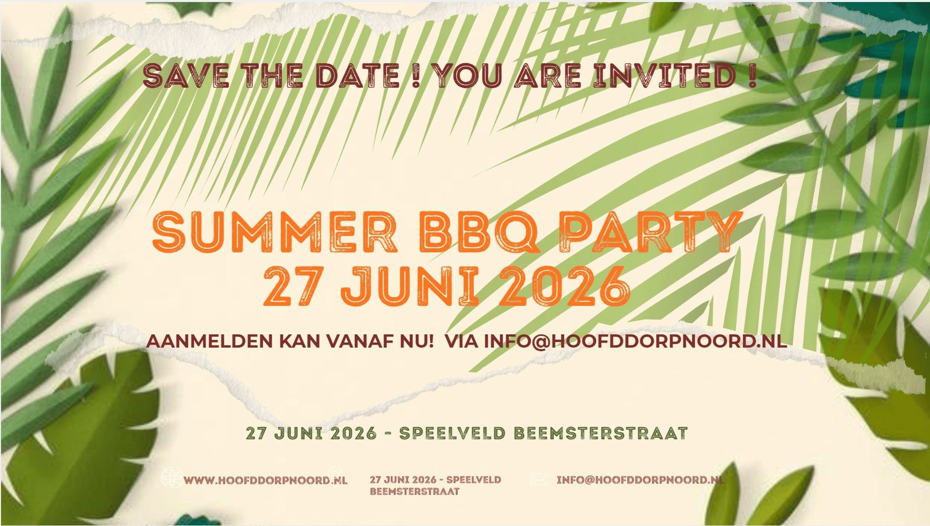 BBQ 27 juni 2026